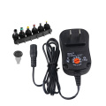 12V 12W 30W Universal Adapter AC to DC with 6 DC plugs Adjustable Voltage Power Supply